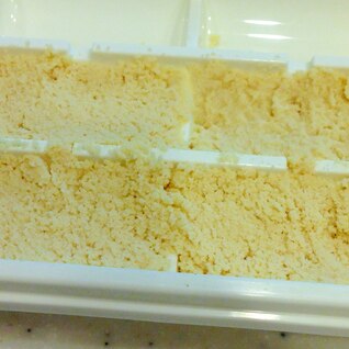 離乳食中期☆高野豆腐のフリージング